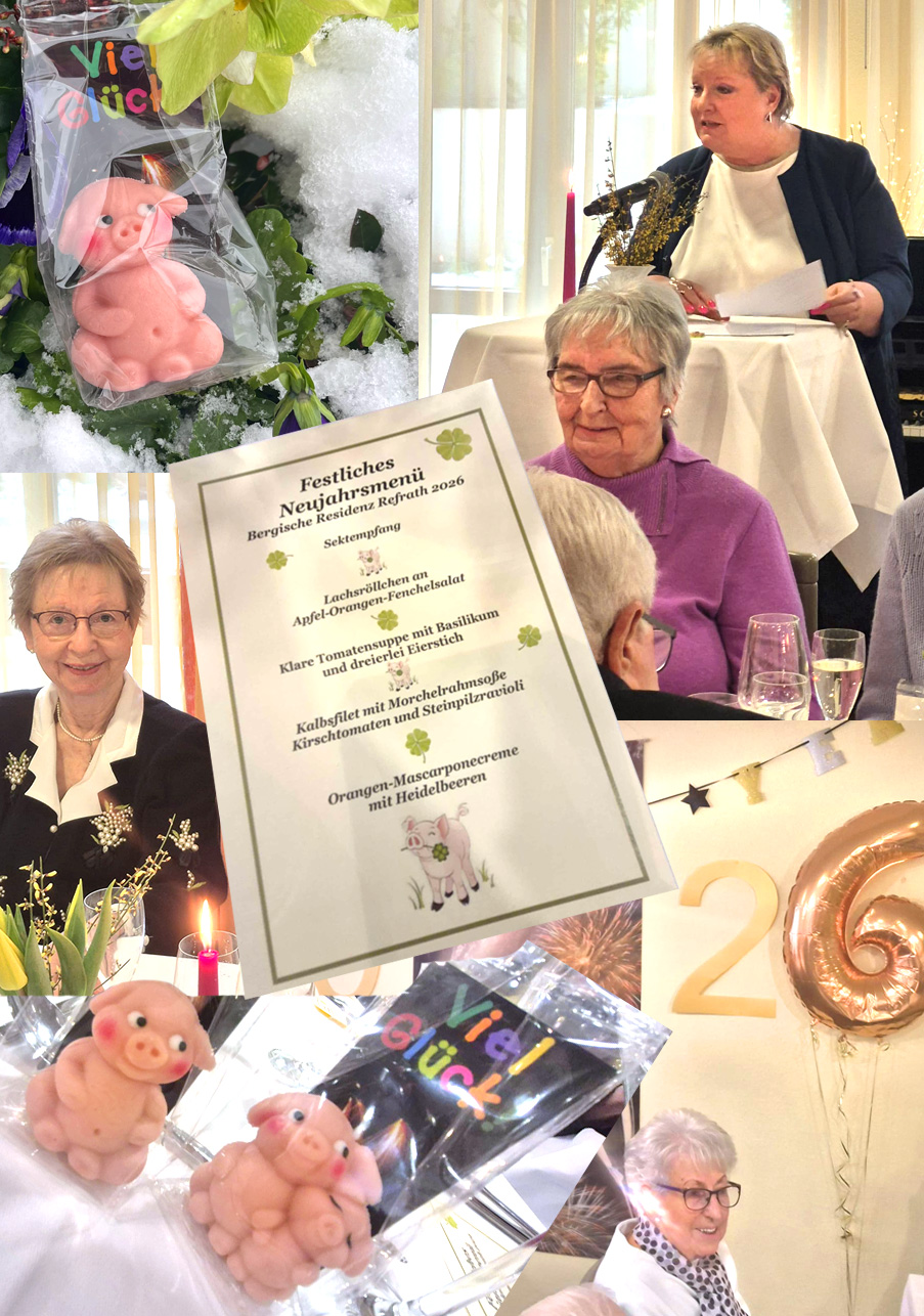 „Aber bitte mit Sahne!“ – die Residenz lädt zum Neujahrsempfang.